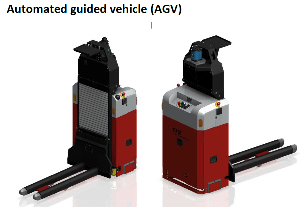 Billede af den AGV model, der kommer til at køre på Regionshospital Gødstrup.