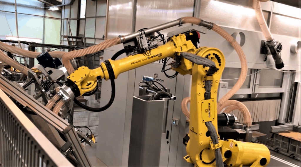 fanuc robot cms cnc maskine